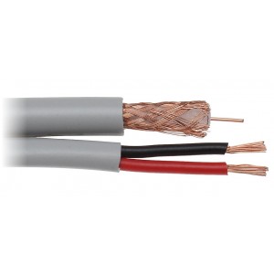 Installationskabel Video RG59+2x0,75mm3 100MTR