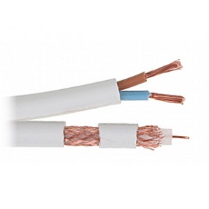 Installationskabel Video RG59+2x0,75mm3 200MTR